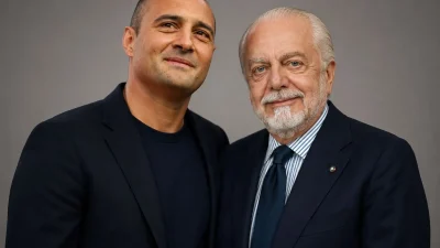 Matt Rizzetta e Aurelio De Laurentiis