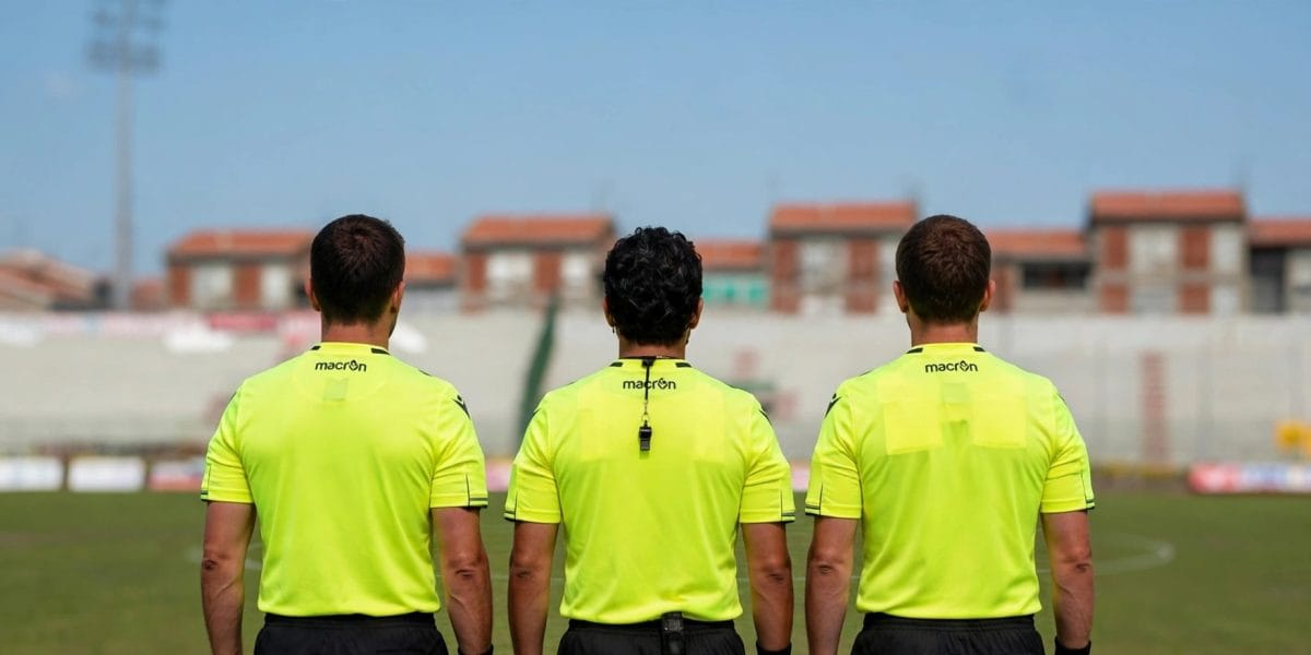 Terna arbitrale stadio D'Alcontres-Barone