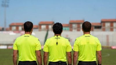 Terna arbitrale stadio D'Alcontres-Barone