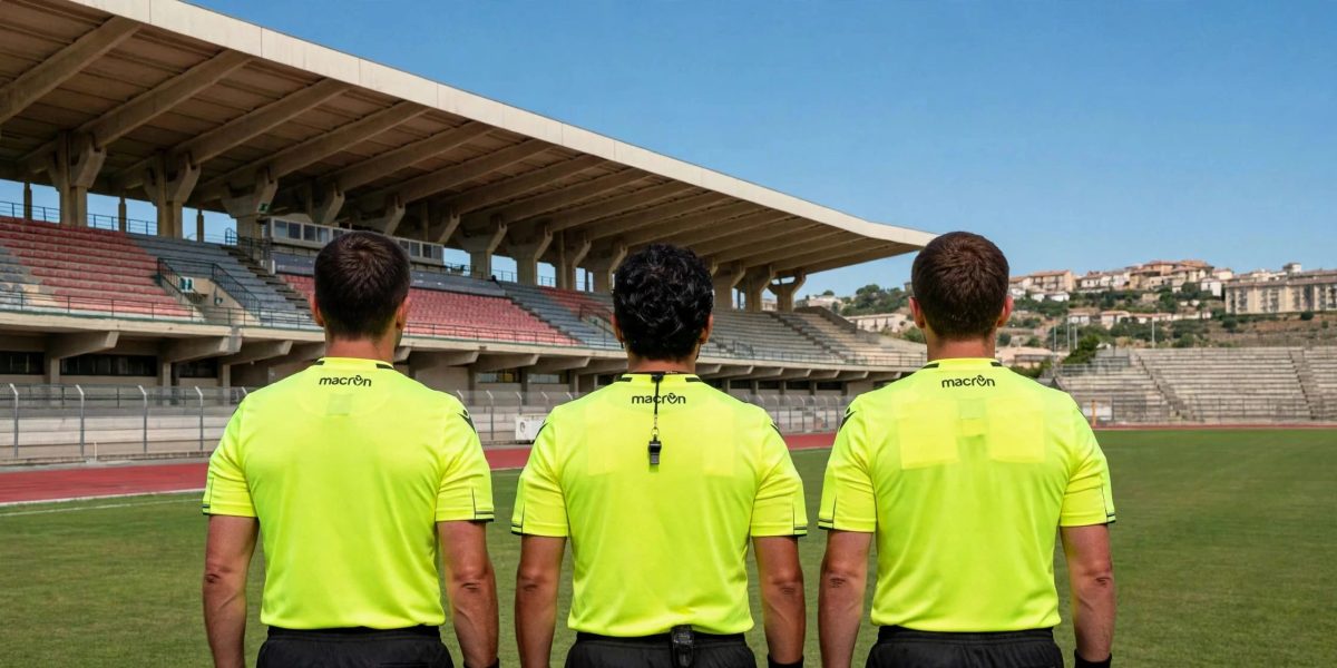 Terna arbitrale stadio Marco Tomaselli